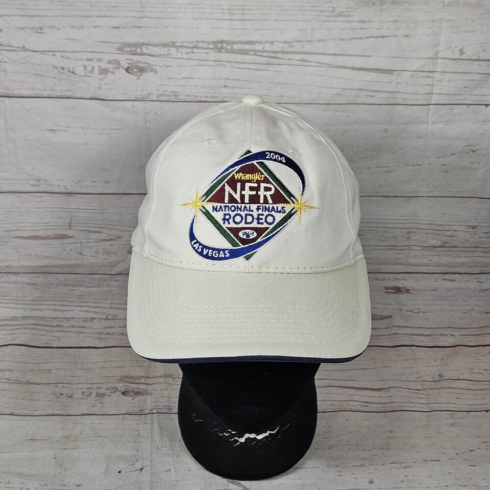 Vintage Wrangler NFR Las Vegas 2004 National Finals Rodeo Hat *Signed